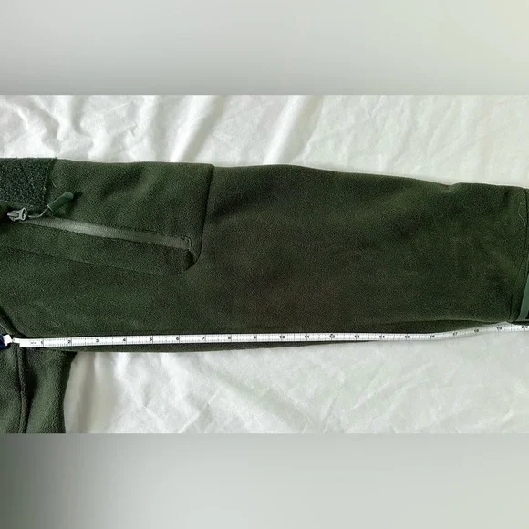 Baerskin Tactical Fleece Hoodie Jacket Men’s Large Green Full Zip Pockets - Picture 8 of 9